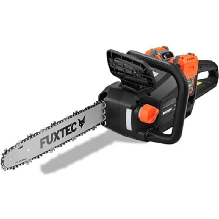 Fuxtec 40V Akku Kettensäge FX-E2KSSET – 14 Zoll Schwertlänge, 2x20Volt, 4,2 Kg leicht, 15 m/s Kettengeschwindigkeit, Akku & Ladegerät – Bild 4