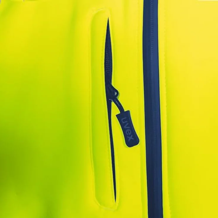 UVEX Herren-Softshelljacke uvex protection flash, Warnschutzkleidung, Größe XL – Bild 3