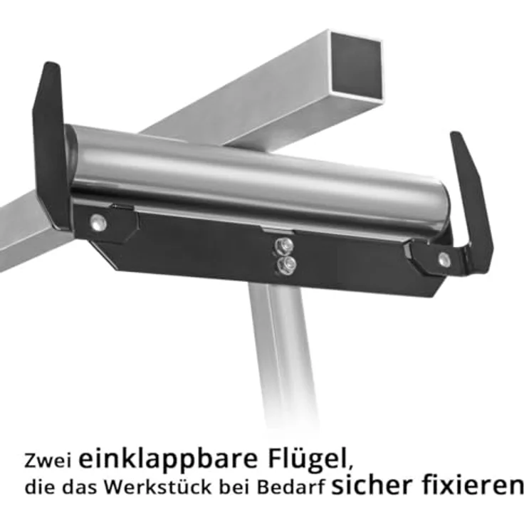 STAHLWERK Rollenbock RB-110 ST, stufenlos höhenverstellbar von 720 bis 1.100 mm, 60 kg Tragkraft, klappbar, 1 Stück – Bild 8