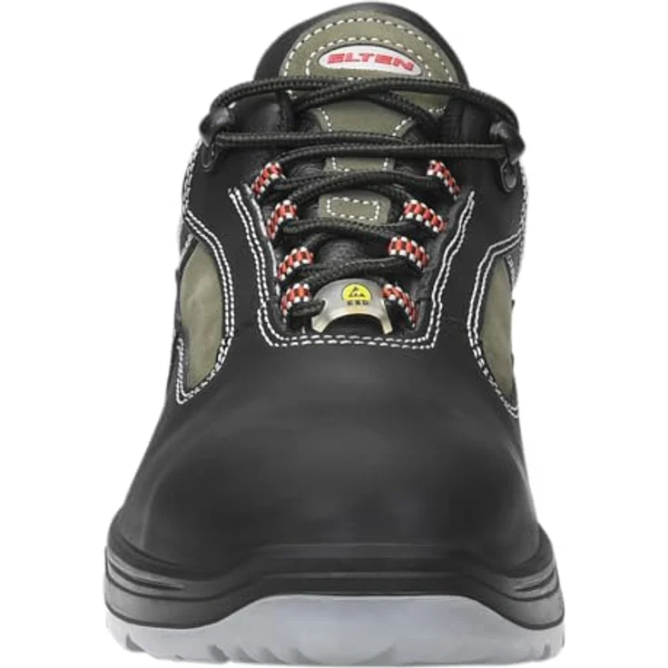 ELTEN LEN ESD S3S Sicherheitsschuh (Schuhkarton, Paar) - ELTEN Sicherheitshalbschuh, LEN ESD S3S, Rindleder/Hydrophobiertes Nubukleder/Mikrofaser, Atmungsaktives Textilfutter, EN ISO 20345:2022 S3S FO/SR, Form A – Bild 4