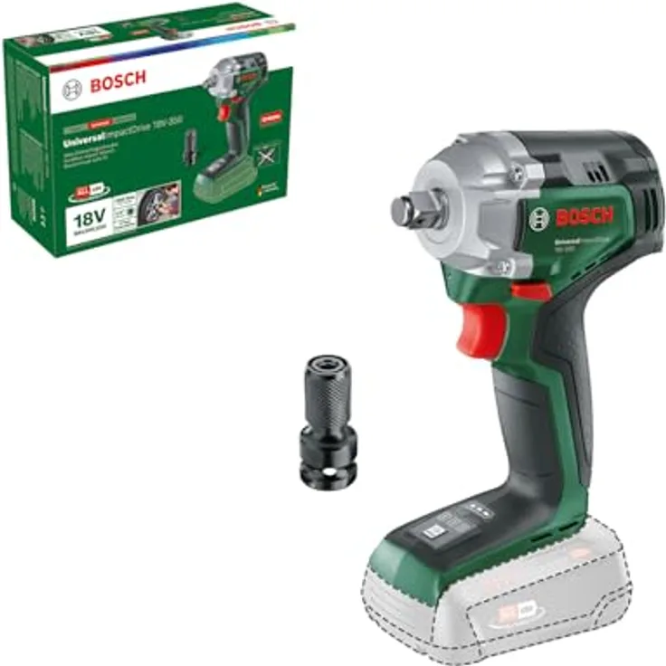 Bosch UniversalImpactDrive 18V-350, kompakter Akku-Drehschlagschrauber mit 350 Nm Drehmoment und bürstenlosem Motor
