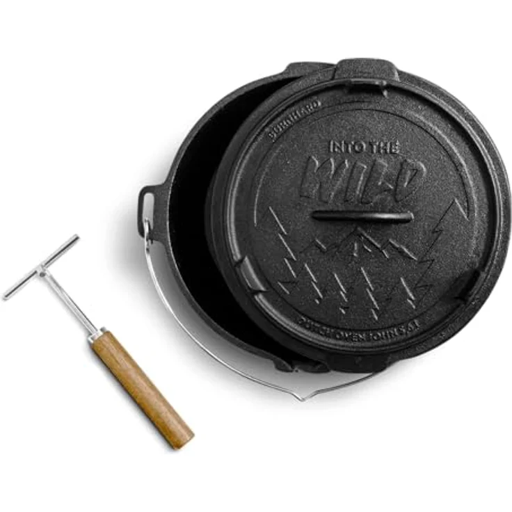 JOHN | Gusseisen Dutch Oven | inkl. Deckelheber – Bild 3