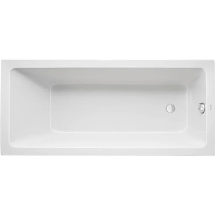 Duravit Badewanne No 1 1, Einbaubadewanne mit Rückenschrägen, weiß, 1800x800mm, 180l – Bild 5