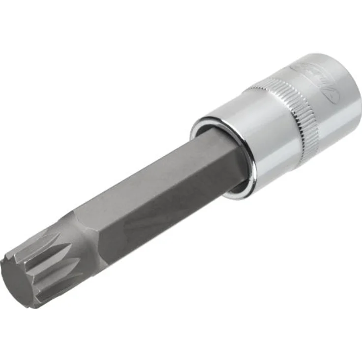 VIGOR Schraubendrehereinsatz V2121, 1/2″ XZN, SW M14, Länge 100 mm, Vielzahn-Profil