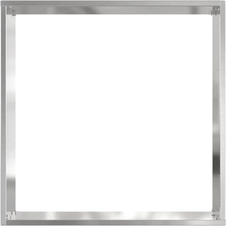 vidaXL Raseneinfassung 6er Set, Edelstahl Silber, 40 x 40 x 13 cm, strapazierfähige Rasenbarriere für Garten und Terrasse, moderne Metallkante, einfache DIY-Installation – Bild 5