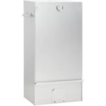 vidaXL Räucherofen, Räucherschrank aus verzinktem Stahl mit Kaltrauchgenerator und Thermometer, für Außen, vielseitiges Räucherzubehör