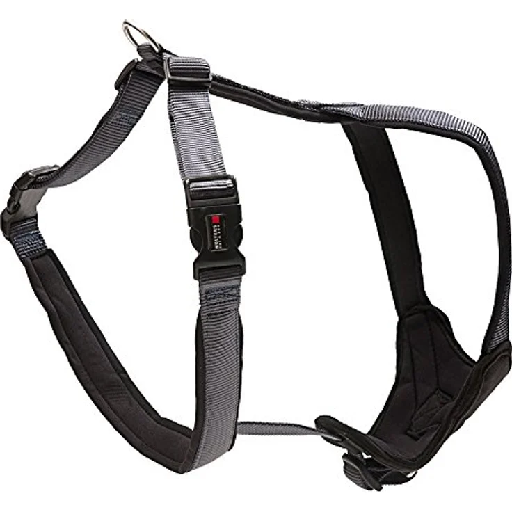 Wolters Cat&Dog Professional Comfort 62352 Hundegeschirr Gr.5, Neopren gepolstert, 70-85cm, 35mm, graphit/schwarz