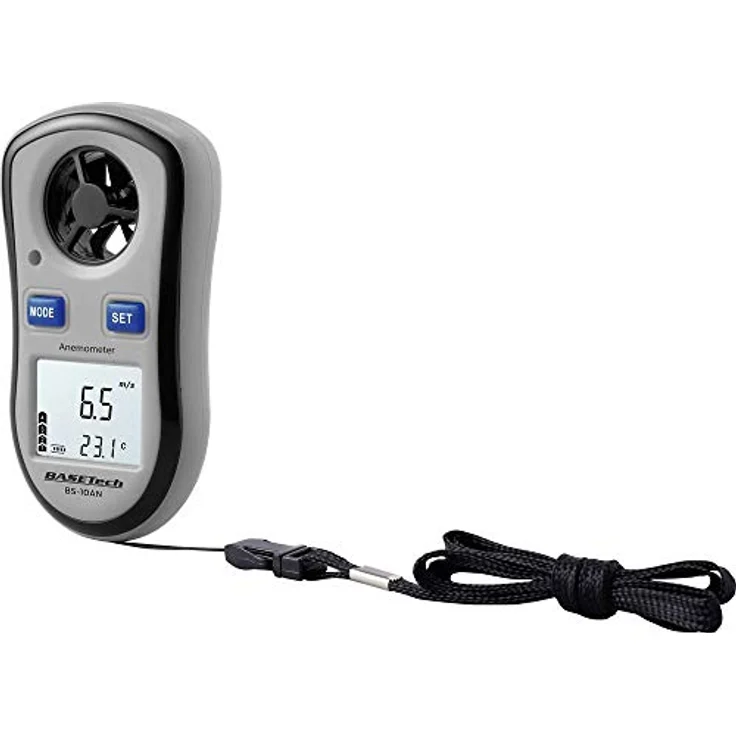 Basetech BS-10AN Anemometer 0.1 bis 30 m-s mit Temperaturmessfunktion (BS-10AN) – Bild 2