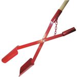 HDP Profibau Erdlochausheber Größe 1 110-280 mm mit Stielen, Spannweite: 110-280 mm, Schaufellänge: 200 mm, Schaufelbreite: 160 mm