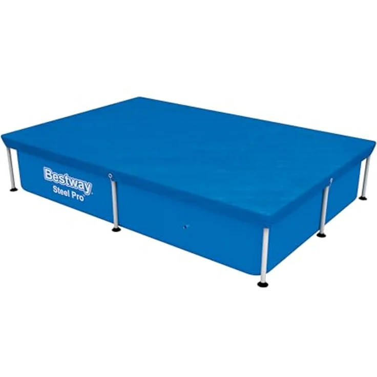 Bestway PE-Abdeckplane 224 x 154 cm, blau, eckig – Bild 3