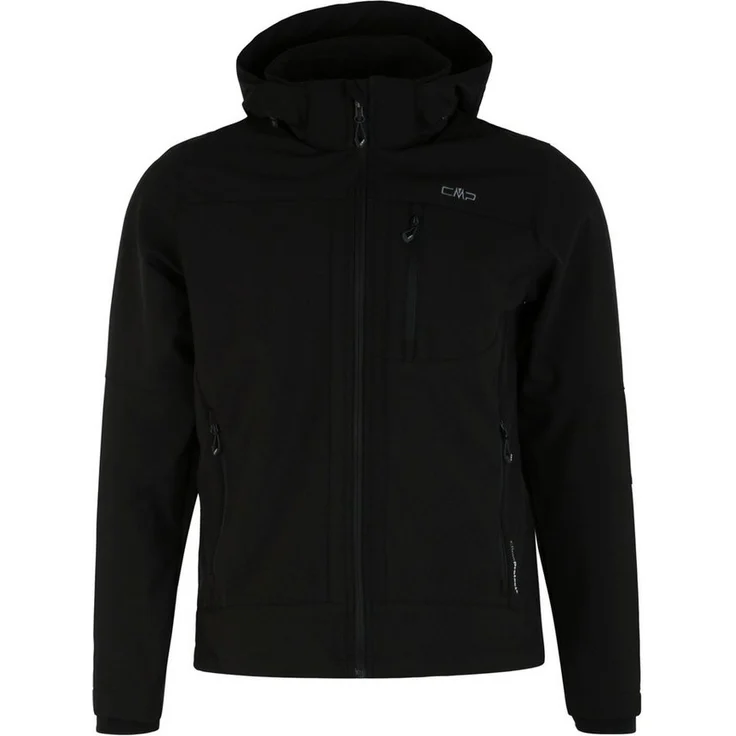 CMP Softshelljacke (1-St), Zip Hood, winddicht, wasserdicht, atmungsaktiv, Fleece Innenfutter