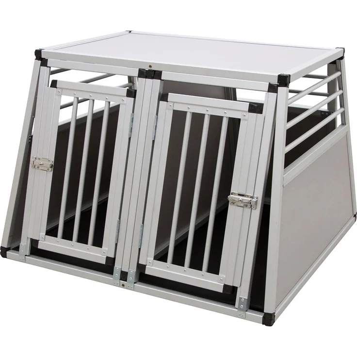 Kerbl Alu-Transportbox zweitürig 92 x 97 x 68 cm