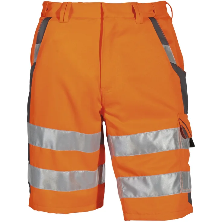 Shorts Warnschutz orange/grau, Gr. 046 - PKA Klöcker