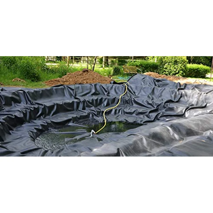 Teichfolie PVC 5m x 4m 1,0mm schwarz Folie für den Gartenteich – Bild 7