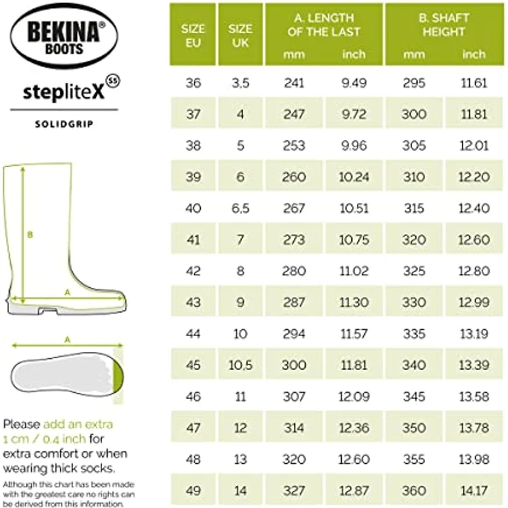 Kerbl StepliteX S5 Sicherheitsstiefel, federleicht, thermo-isolierend, grün, Größe 45 – Bild 7