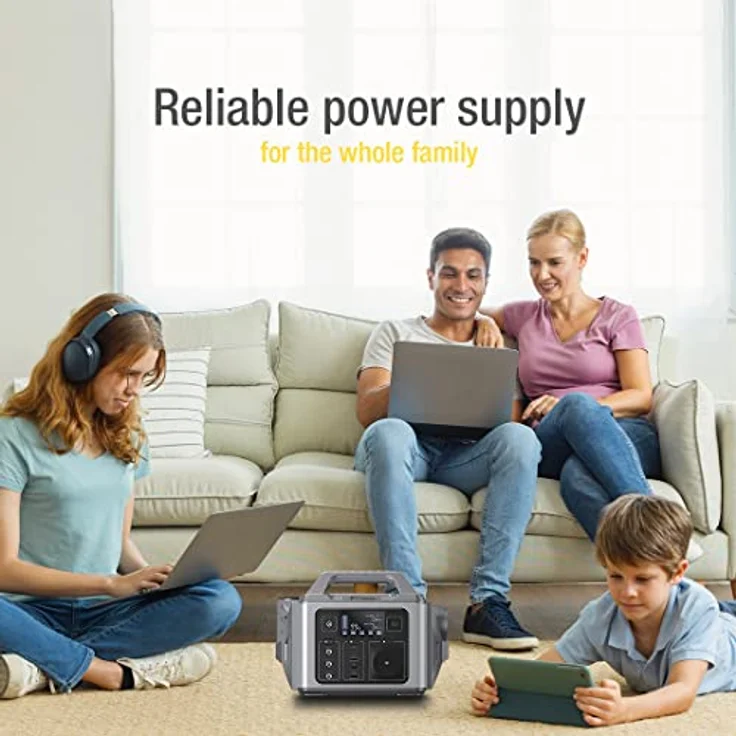 Fantec PGS-300, Power Station mit 296 Wh, 300 W Leistung und USB-C PD-Anschluss, tragbar – Bild 10