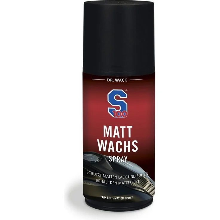 DR WACK S100 Matt-Wachs Spray 250 ml Auto-Reinigungsmittel - Erhält den Matteffekt, langanhaltender Schutz – Bild 1