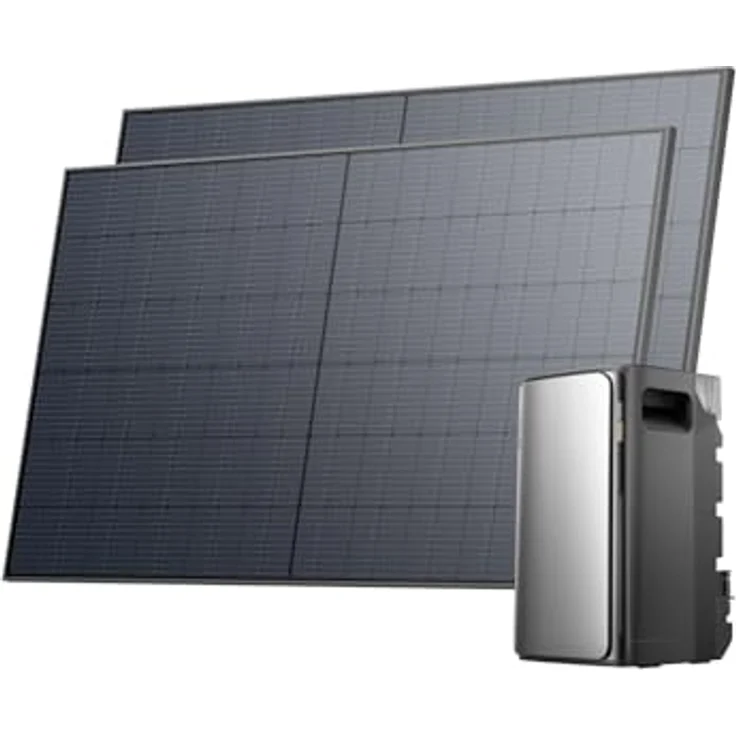 EcoFlow STREAM Ultra Balkonkraftwerk mit 1040W, 1,92kWh Speicher und 2x 520W Solarpanel – Bild 1