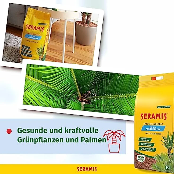 SERAMIS Spezial-Substrat für Palmen, 15 Liter – Bild 5