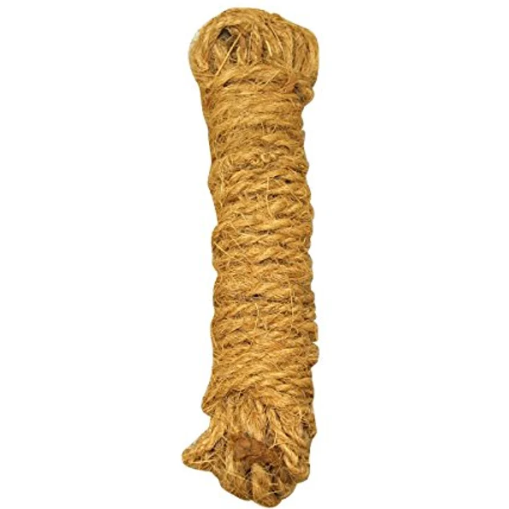 Xclou Kokosseil, 10 m Bindegarn aus Kokosfaser, natur, vielseitig einsetzbar als Baumanbinder und Deko-Kordel – Bild 1