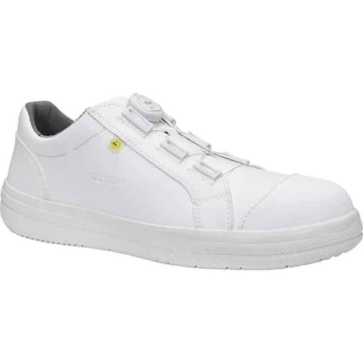 ELTEN GHOST BOA® Low ESD S3S Sicherheitsschuh, Größe 44, Weiß, atmungsaktives Textilfutter, BOA® Fit System, sportlich, klassisch – Bild 2