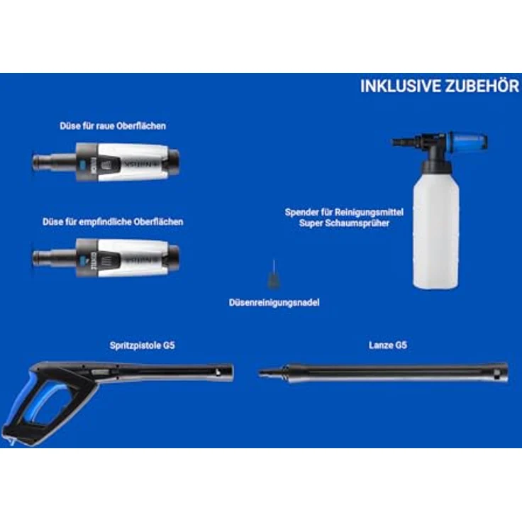 Nilfisk Premium 200-15 Hochdruckreiniger 15 m Schlauch Schlauchtrommel 200 bar Aluminiumpumpe Profi – Bild 8