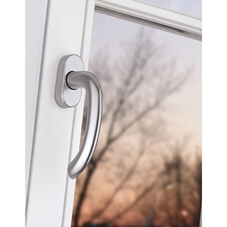 HOPPE Fenstergriff Atlanta 0530/US952 Alu.F1/naturf.32-42mm Secustik®/VarioFit® Stand. – Bild 5