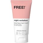 Free Organics Night Revitalizer, Deep Repair Nachtcreme mit Hyaluronsäure und Vitamin C, 50ml