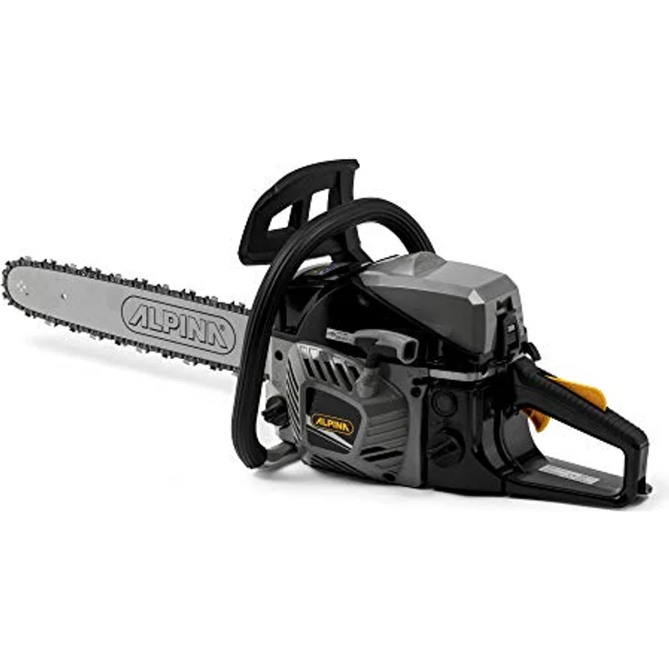 Alpina Benzin-Kettensäge ACS 47, 45 cm Oregon Schwert, 1,8 kW Leistung, ergonomischer Softgrip Handgriff, doppelte Kettenbremse – Bild 2