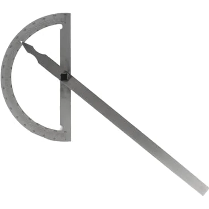 Dönges Winkelmesser Gradmesser, L:200 cm, mit Maßeinteilung und Feststellschraube – Bild 4