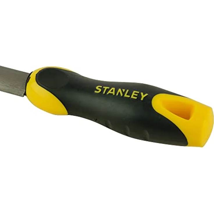 Stanley Halbrundfeile, Hieb 2 (200 mm Länge, Karbon-Stahl, ergonomischer Bi-Material Handgriff, Griffaussparung) 0-22-456 – Bild 8