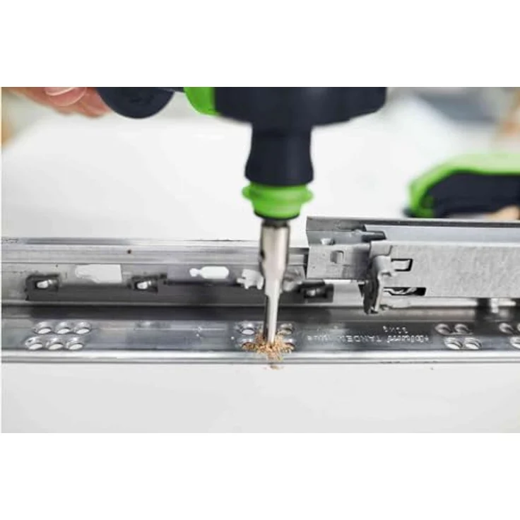 Festool ZB HS D 5 EURO CE 492525, Zentrierbohrer 5 mm mit Tiefenbegrenzung und selbstzentrierter Führungshülse, 1 Stück – Bild 4