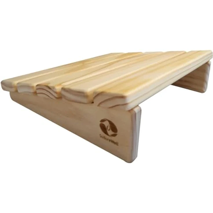 Sauna Kopfstütze Klassik Abachiholz – Bild 3