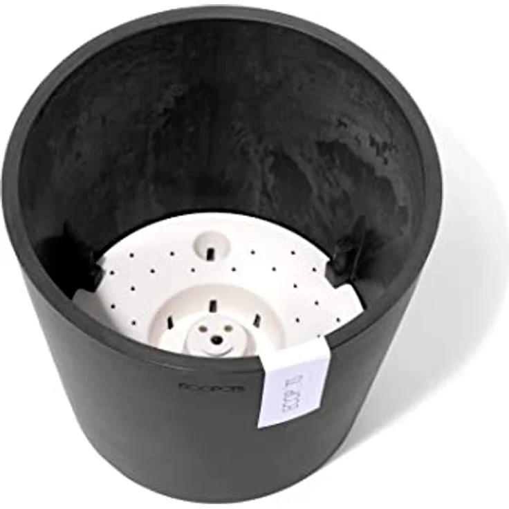 ECOPOTS | Blumentopf Gross | Amsterdam | 30 cm Durchmesser | anthrazit | Übertopf groß | Plant Pot | Flower Pot | 30 cm (Durchmesser) x 26,3 cm (Höhe) – Bild 2