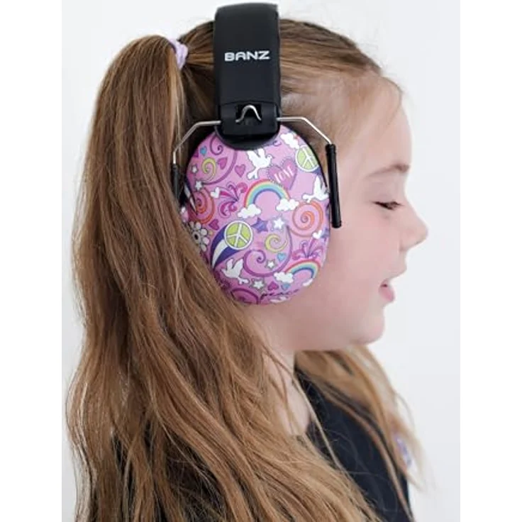 Baby Banz Earmuff Kidz, Gehörschutz für Kinder 2-5 Jahre, SNR 26 dB, größenverstellbar, gepolsterte Ohrmuscheln – Bild 9