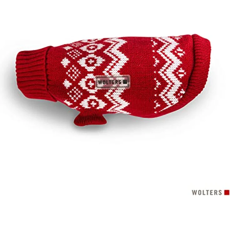 Wolters Norweger Pullover 40cm rot/weiss – Bild 2