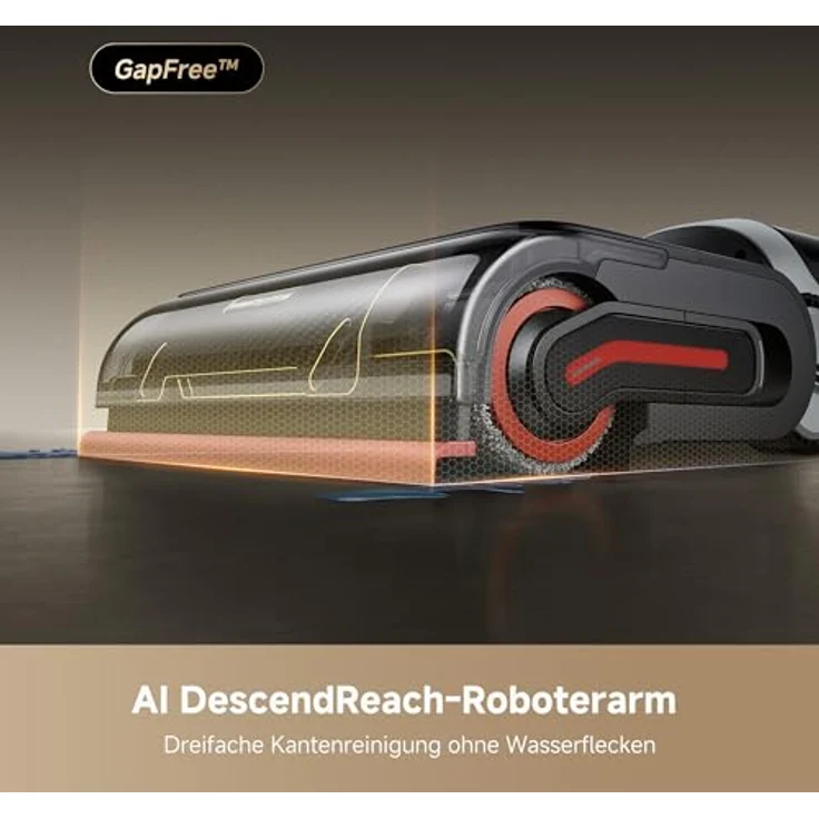 DREAME H15 Pro Heat, Nass- und Trockensauger mit 22.000 Pa Saugleistung, AI-Roboterarm, RGB-Erkennung, 85° C Heißwasser-Reinigung, App-Steuerung – Bild 3