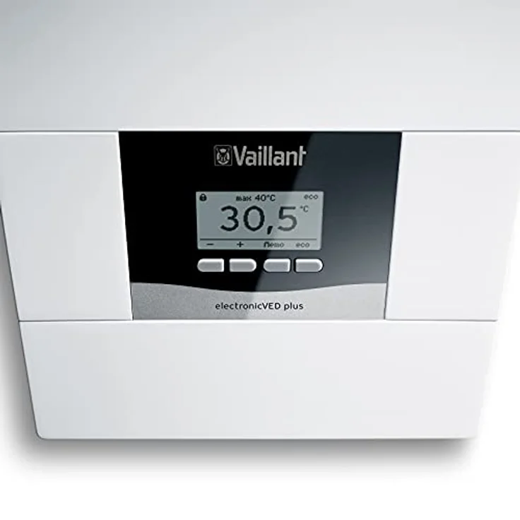 Vaillant VED plus 21/8, elektronischer Durchlauferhitzer, druckfest, 21kW, 400V, stufenlos einstellbare Auslauftemperatur, Grafikdisplay – Bild 2
