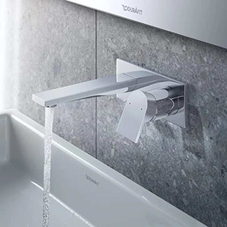 Duravit Tulum Waschtischarmatur, Unterputz, Wasserhahn Bad, Waschbecken Armatur, Chrom – Bild 2