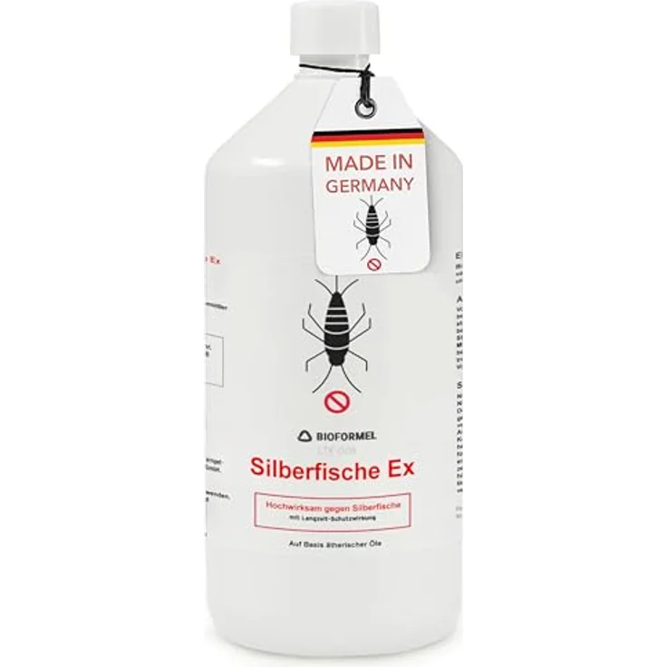 Bioformel LTK-008 Anti Silberfisch Spray Ex 1L - Hochwirksames Silberfischmittel mit Langzeitwirkung, geruchlos und fleckenfrei, für Indoor & Outdoor – Bild 1