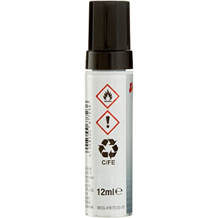 Dupli-Color 677236 Lackstifte, 12 ml, DS 9005 Tief Schwarz Matt - Retuschierpinsel effektflures 12 ml, ideal für Lackarbeiten – Bild 3
