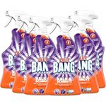 Cillit Bang Kraftreiniger Bad Kalk & Schmutz 6 x 1000 ml, Sauber 4x länger, entfernt 100 % Kalk in Sekunden, weiß