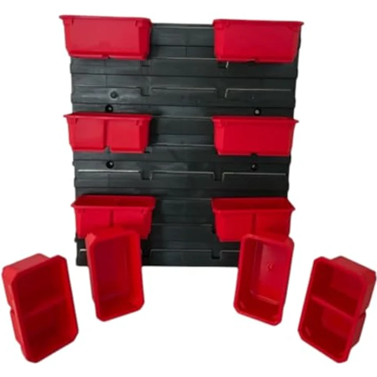 Toolbrothers RHINO Container Set Nr. 3, Werkstattwand 39 x 35 cm mit 10 Behältern für L Organizer und L Drawer 3 – Bild 3