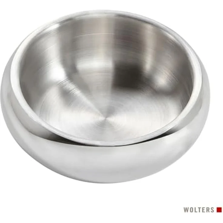 Wolters Diner Steel, Futternapf aus rostfreiem Edelstahl mit rutschfestem Boden, in verschiedenen Größen – Bild 2
