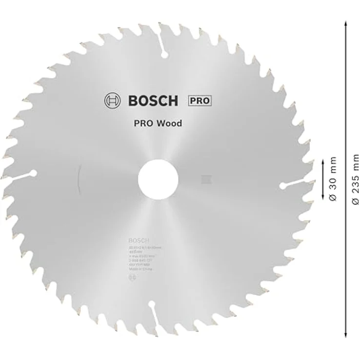 Bosch Professional Kreissägeblatt Optiline Wood (für Holz, 235 x 30 x 2,8 mm, 48 Zähne, Zubehör Kreissäge) – Bild 3
