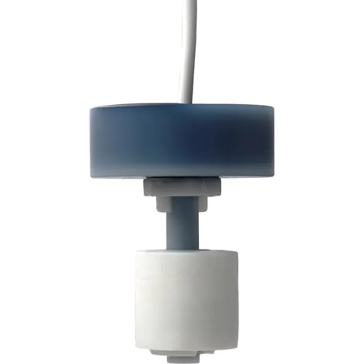 Elektrotechnik Schabus Hänge-Schwimmerschalter Kunststoff 200950, wartungsfreier Wassermelder mit umschaltbarem Schaltkontakt und sicherer PG-Verschraubung