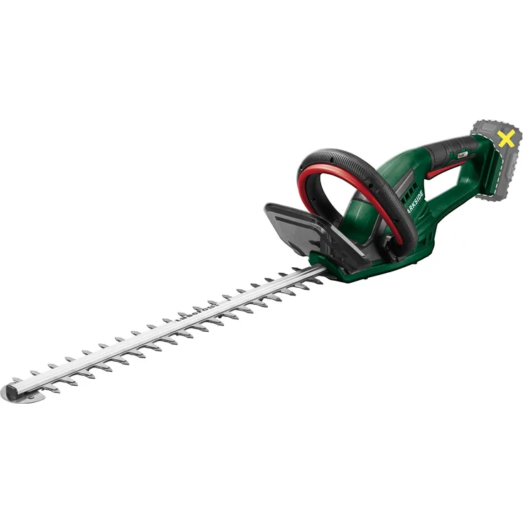 PARKSIDE® 20 V Akku-Heckenschere »PHSA 20-Li C3«, 50,5 cm Schnittlänge, 15 mm Schnittstärke, laser-cut Qualitätsmesser aus gehärtetem Stahl, ergonomische Griffe, ohne Akku und Ladegerät