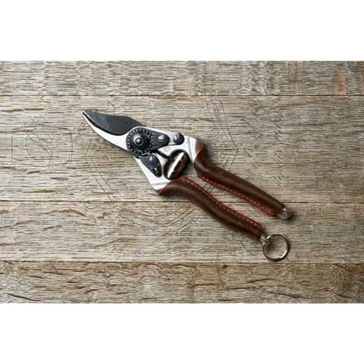 FELCO Baumschere FELCO 8 ELITE, Einhand-Astschneider mit 25 mm Schneidedurchmesser, ergonomische Ledergriffe, F-Tech-Beschichtung, schwarz – Bild 4