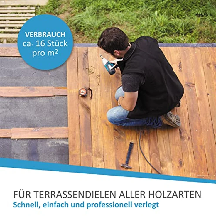 Abstandhalter, Abstandshalter für Terrassendielen Terrasse 4mm (1000 Stück 4 mm Abstandhalter) – Bild 6