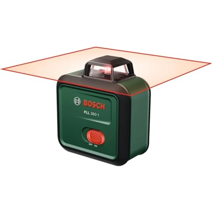 Bosch Home and Garden PLL 360-1 Linienlaser, Selbstnivellierend mit 360°-Linie, hohe Präzision ± 0,4 mm/m – Bild 4